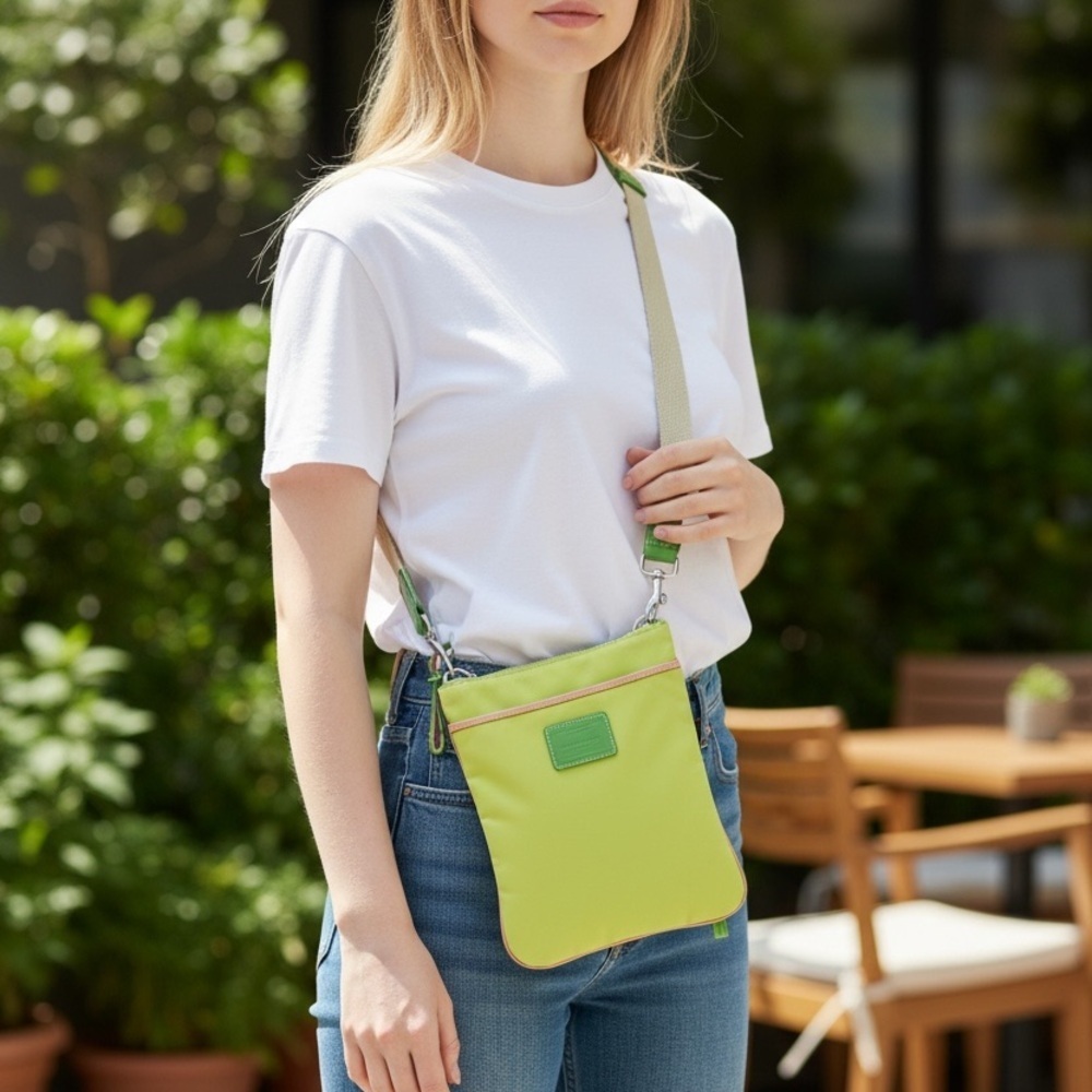 Coach Lemon Nylon Cross-body Swing-pack Bag